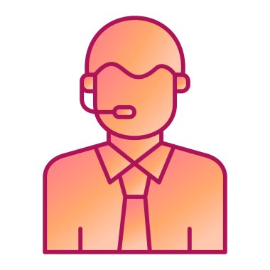 avatar man vektör çizimi tasarımı