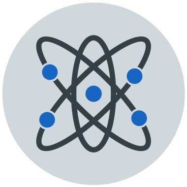 atom. Web simgesi basit tasarım