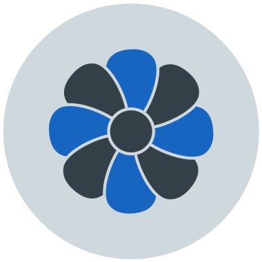 çiçek modern ikon vektör illüstrasyonu