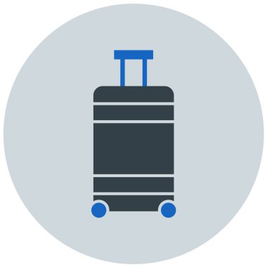 bagaj. Web simgesi basit illüstrasyon