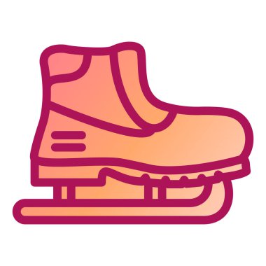 Ayakkabı. Web simgesi basit illüstrasyon