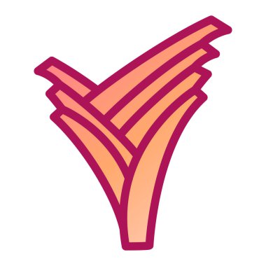 Güzel kadın ikon vektörü. İnce çizgi işareti. izole edilmiş sınır sembolü çizimi