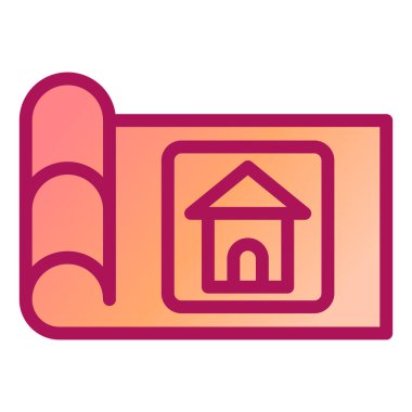 Şablon web simgesi basit illüstrasyon