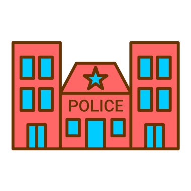 Modern yapı simgesinin vektör illüstrasyonu