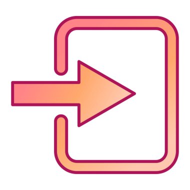 ok simgesi vektör illüstrasyonu