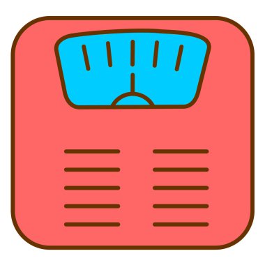 Pul. Web simgesi basit illüstrasyon