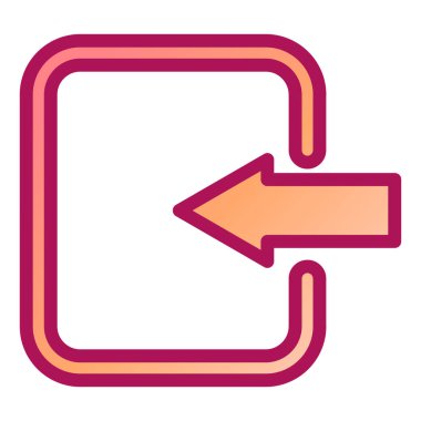 Ok. Web simgesi basit illüstrasyon