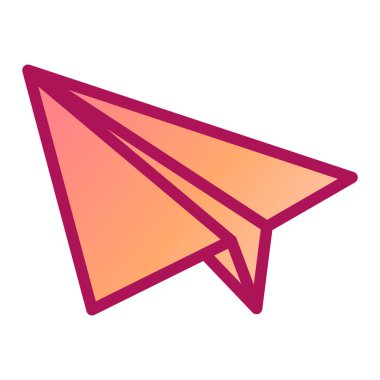 kağıt düzlem vektör illüstrasyonu