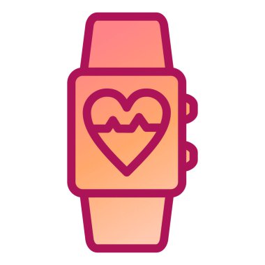 akıllı kalp, vektör illüstrasyonu