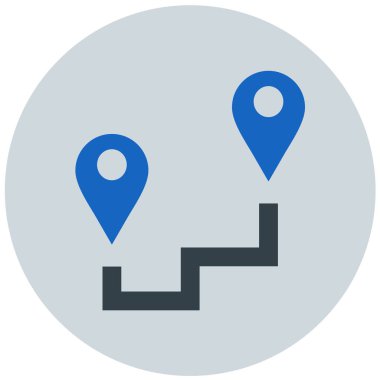 konum. Web simgesi basit illüstrasyon