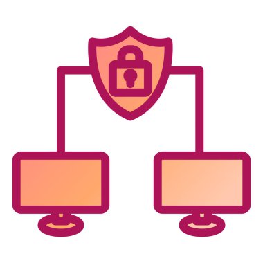 Güvenlik sistemi. Basit resimleme