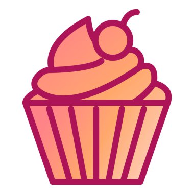 Tatlım. Web simgesi basit illüstrasyon