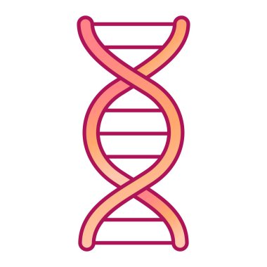 DNA molekülü vektör resimleme tasarımı