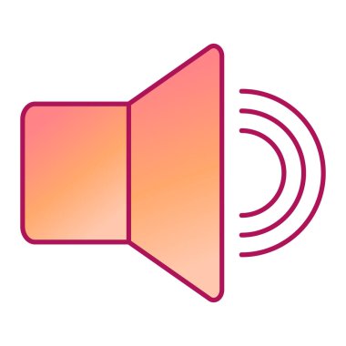 ses simgesi vektör illüstrasyonu