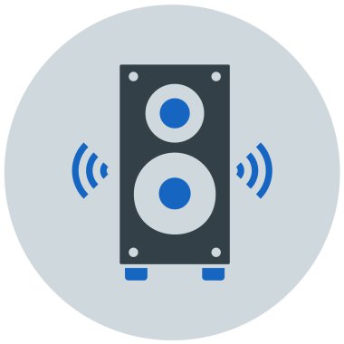 hoparlör vektör simgesi modern basit tasarım