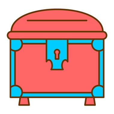 Göğüs. Web simgesi basit illüstrasyon