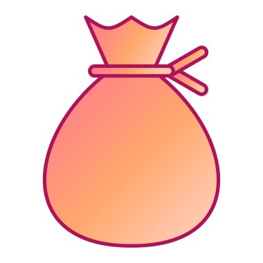 çanta simgesi. Düz tasarım stili eps 10