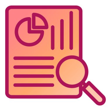 İş ve finans dairesi ikonu. vektör illüstrasyonu