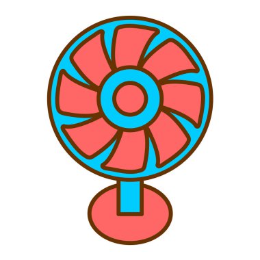 Hayran ikonu. vektör illüstrasyonu