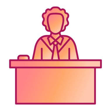 resepsiyon vektör çizimi