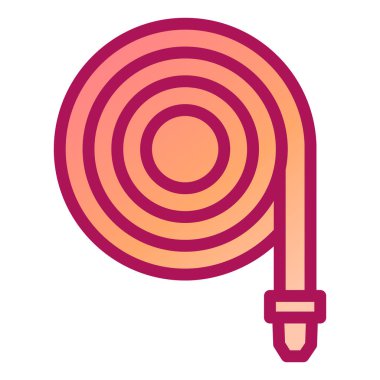 Hortum modern simge vektör çizimi 