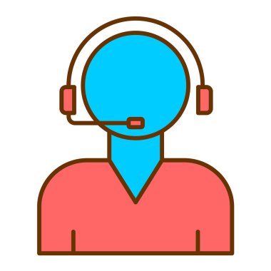 Çağrı merkezi. Basit resimleme