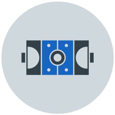 Müzik. Web simgesi basit illüstrasyon