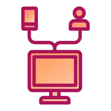 Ağ web simge vektör çizim