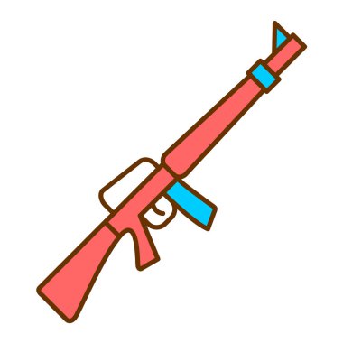 silah simge vektör çizim