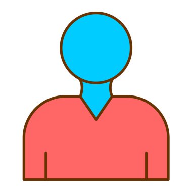 insan avatar kişi satırı simgesi