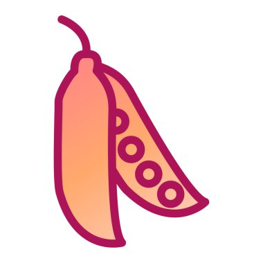 acı biber simge vektör çizim