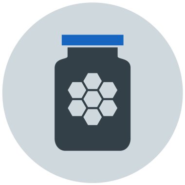 Tatlım. Web simgesi basit illüstrasyon