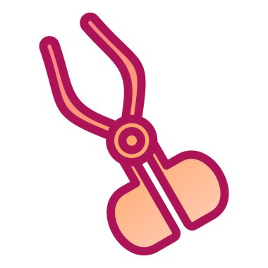 Makas. Web simgesi basit illüstrasyon