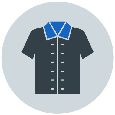 Tişört. Web simgesi basit illüstrasyon