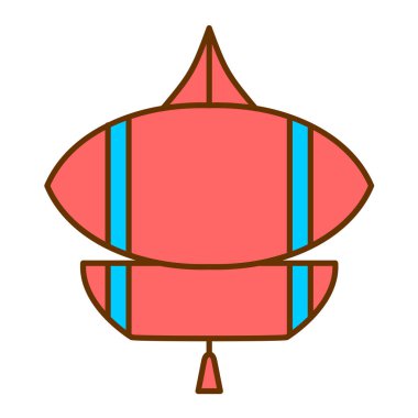 Uçurtma. Web simgesi basit illüstrasyon 