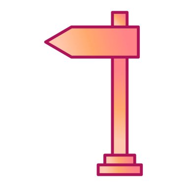 işaret posta simgesi vektör illüstrasyonu