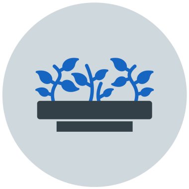 bitki simgesi vektör illüstrasyonu