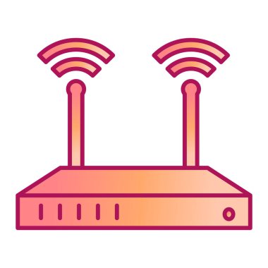 yönlendirici vektör düz renk simgesi