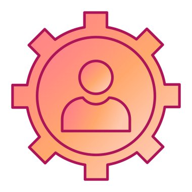 Teçhizat Web simgesi basit illüstrasyon