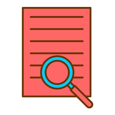 Arama simgesi vektör illüstrasyonu