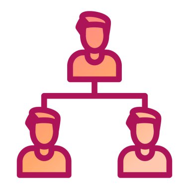 iş insanları simgesi vektör illüstrasyonu