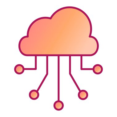 Bulut hesaplama. Web simgesi