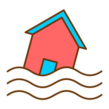 ev simgesi vektör illüstrasyonu