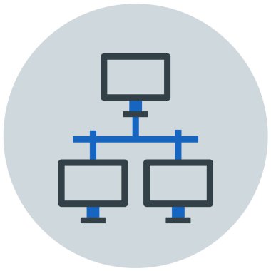 şebeke. Web simgesi basit illüstrasyon