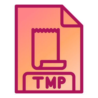 dosya türü modern simge vektör illüstrasyonu 