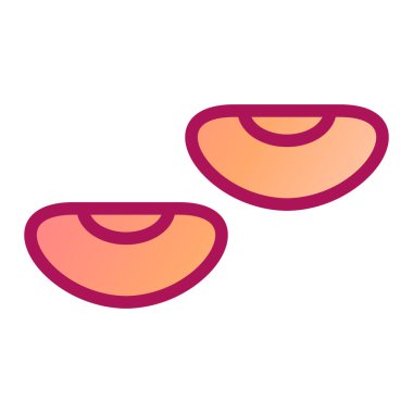 Karpuz. Web simgesi basit illüstrasyon