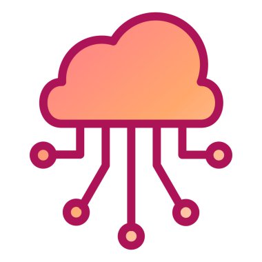 Bulut hesaplama. Web simgesi