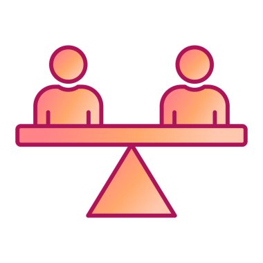 İnsan simgesinin vektör illüstrasyonu