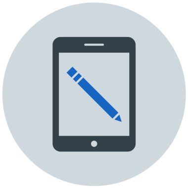 kalem vektör satırı simgesi 