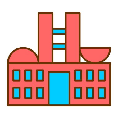 building modern icon vector illustration 